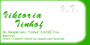 viktoria tinhof business card